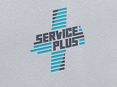 Service Plus logo design