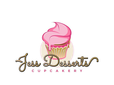 cupcake logo adobe illustrator adobe photoshop art font illustration logo design