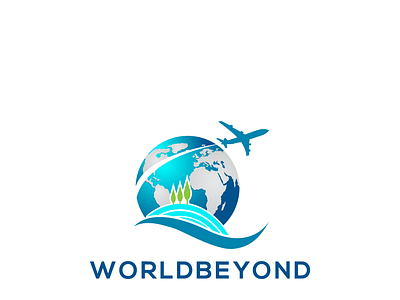 World Beyond adobe illustrator artwork company icon logo design vector