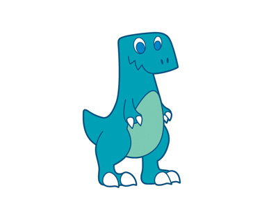 Tuesday845 cartoon dinosaur illustration
