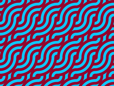 Pattern with colorful waves of circles and rings