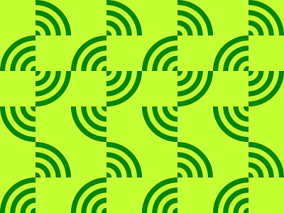 Pattern with segments of concentric circles