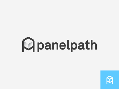 Panelpath mark & type concept akkurat box monogram panel path pp shading