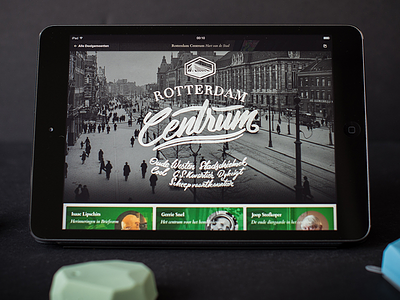 RRRoots City History App app history ipad rotterdam