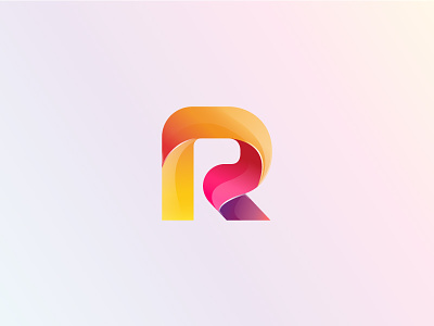 R logo abc dribbble letter logo logo design r