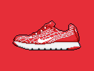 Pixel Mayfly art color game graphic illustration mayfly nike photoshop pixel pixelart shoes