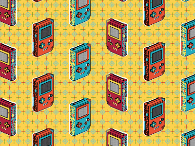 Afrikan Game Boy afrikan color game gameboy illustration illustrator pattern texture vector