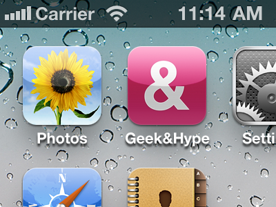 G&H icon geek and hype geekhype icon iphone pink retina