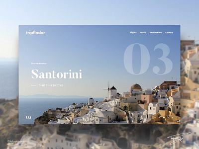 Travel Website Design | Tripfinder (UI Design in Sketch #01) design travel travel design travel web design travel website design tripfinder ui ui design web design