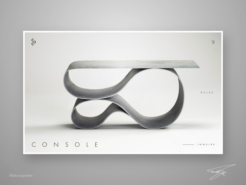 Furniture Website Design | CCC (UI Design in Sketch #11) furniture website design website design furniture design concrete concrete canvas collection ui design sketch sketch design ui design sketch