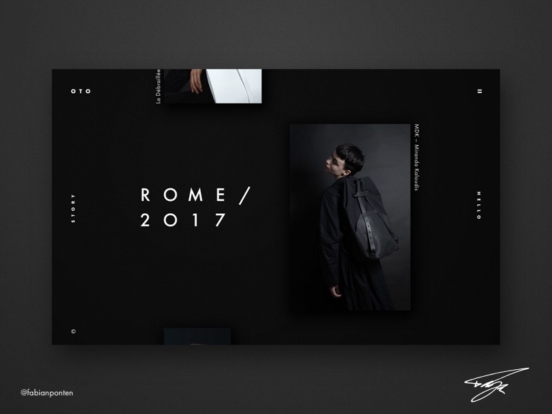 Photo Portfolio Website Design | OTO (UI Design in Sketch #13) website design photography design photo web oto photography design ui design sketch sketch design ui design sketch