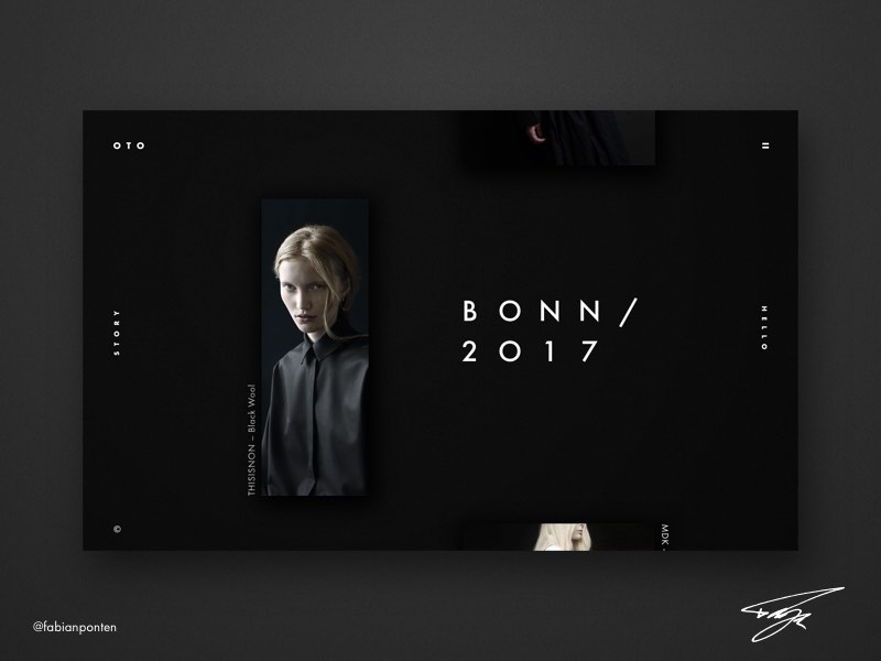 Photo Portfolio Website Design | OTO (UI Design in Sketch #13) website design photography design photo web oto photography design ui design sketch sketch design ui design sketch