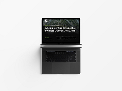 Allies - Website Design - Desktop Macbook