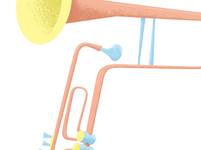 C is for Cimbasso childrens illustration music personal projects