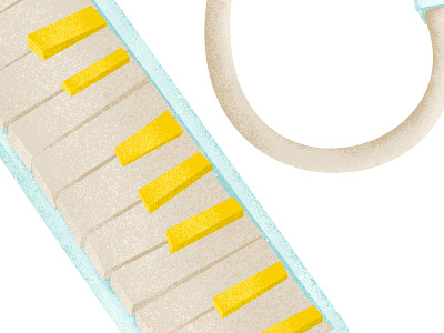 M is for Melodica childrens illustration music personal projects