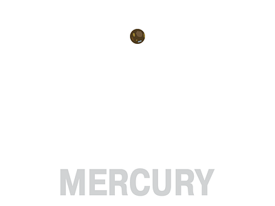 Mercury - Solar System Notebook Set astronomy illustration mercury notebook planet solar system