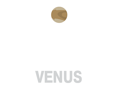 Venus - Solar System Notebook Set illustration notebooks solar system