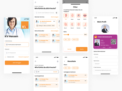 Healthcare App android app design ios mobile ui uiux ux