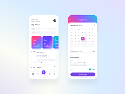 Task Manager by Katarzyna S. for ITMAGINATION on Dribbble