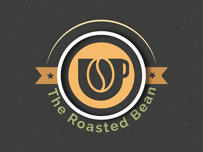 The Roasted Bean art branding design flat illustration illustrator logo vector