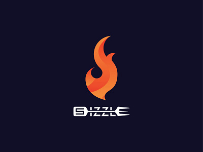 sizzle art bbq branding design flat gradient color illustration illustrator lettering logo minimal vector