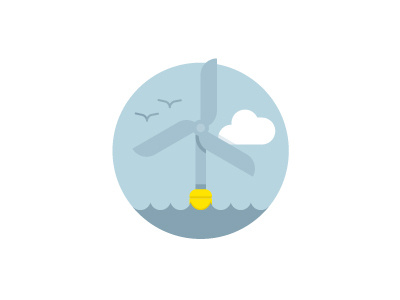Icon - Offshore animal baltic beach bird custom icon gull icon icon design minimal pictogram sea