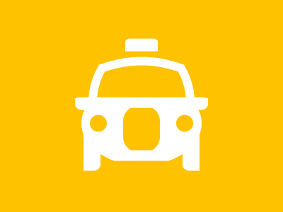 Icon - Cab cab car icon pictogram symbol taxi vehicle