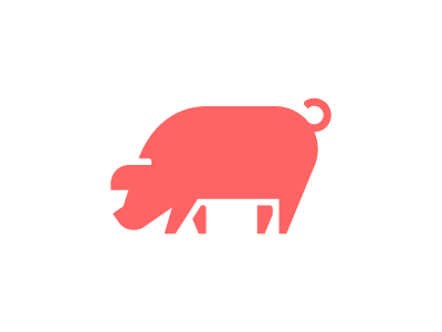 Oink..! animal. pig icon icon design meat picto pictogram pork symbol