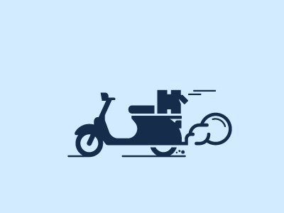 Icon - Vespa custom icon icon icon design minimal motorbike pictogram symbol vector vespa