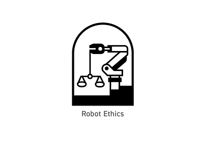 OSU Robotics - Robot Ethics Badge badges branding design illustration logo