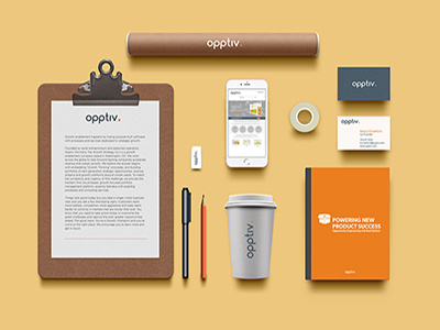 Opptiv Branding branding design logo opptiv