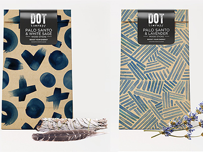 Dot Therapy Palo Santo Packaging dotherapy packaging palosanto