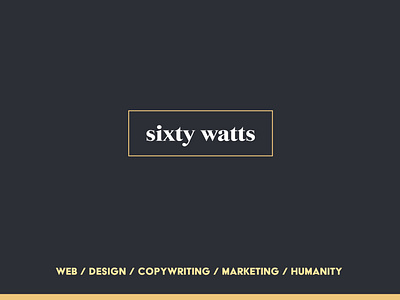 sixty watts flyers branding design flyer logo propaganda