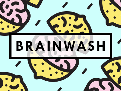Brainwash illustration graphic design illustration pop print vector