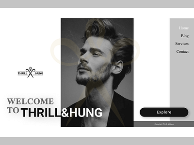 THRILL&HUNG abhiseksrma app branding design graphic illustration illustrator minimal typography uxdesign