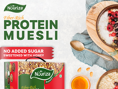 Protein Muesli Social Media Design