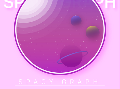 Spacy Graph abhiseksrma app art branding design illustrator logo minimal photoshop uiux uxdesign