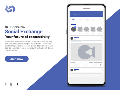 Social Exchange App Design