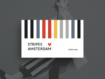 Stripes Amsterdam Logotype amsterdam branding clothes e commerce logo logotype shop stoke stripe tulip wear