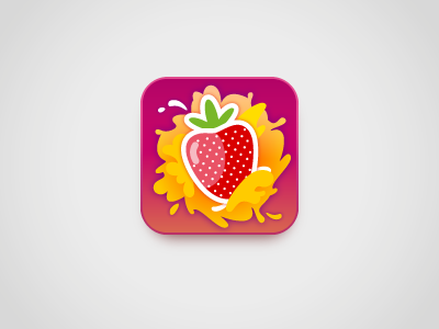Juicy Math Icon game icon juice strawberry