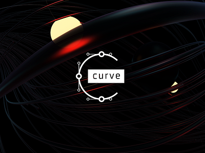 curve logo everyday logo technology vr