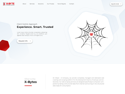 X-Byte animation brand identity creative design ui website