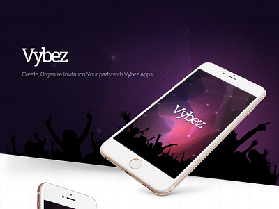Vybez brand identity mobile app design ui