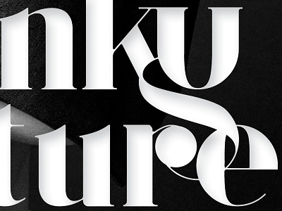 Custom Typography for Magazine Editorial editorial lettering magazine typography