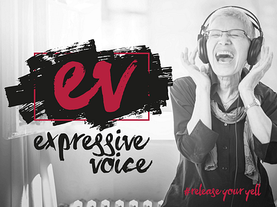 Expressive Voice branding idea #releaseyouryell branding design photo