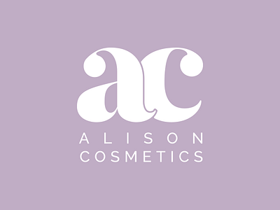Alison Cosmetics brand branding challenge design logo logocore logomark typography