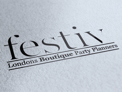 Festiv Logo Design WIP brand clean identity logo logomark minimal text type