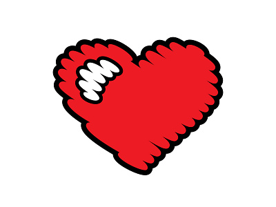 Red hatching heart with glare adobe illustrator decor design glare graphic design heart icon illustration illustrator like love red shape sketch sticker valentine day vector
