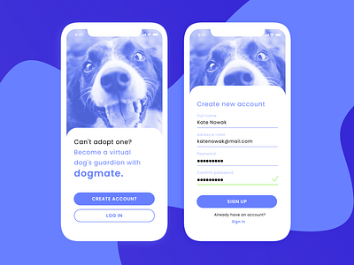 Daily UI #001 Sign up app screen