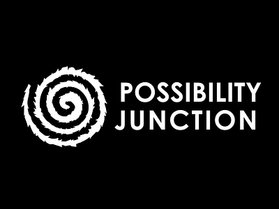 Possibility Junction adobe illustrator black and white branding child care counselor kansas life coach life coaching logo logo concept logo design parenting pittsburg vector